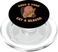 Castoro Salva un albero Mangia Castoro PopSockets PopGrip per MagSafe