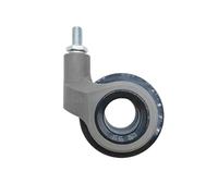 castors wheels sets, 5 pezzi di ruote girevoli sottili e concise senza mozzo con anello di presa e stelo filettato for la sostituzione della sedia da ufficio(M8 Grey)