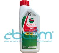 Olio lubrificante sintetico motore auto GTX 5W30 C4 1L Oil CASTROL