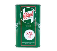 Castrol Classic XXL 40 SAE 40 Olio Motore Monogrado Minerale Bassa Detergenza per Auto d’Epoca e Moto Classiche, API SB | con Portachiavi Cavatappi - 1L - 6 Confezioni