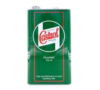 Castrol Classic XXL 40 SAE 40 Olio Motore Monogrado Minerale Bassa Detergenza per Auto d’Epoca e Moto Classiche, API SB | con Portachiavi Cavatappi - 5L - 1 Confezione