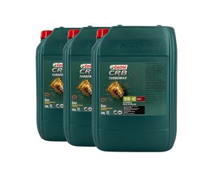 CASTROL Crb Turbomax 10W-40 E4/E7 20 Litro Lkw-Motorenöl Jaso DH-1, 3x20 Litro