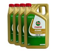 Castrol edge 0W-20 Ll IV Pkw-Motorenöl VW 508 00, VW 509 00, 4x5 Litro