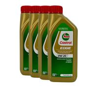 Castrol edge 0W-20 V Olio Motore SAE 0W-20,Acea C5,Volvo Vcc RBS0-2AE,4x1 Litro
