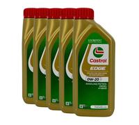 Castrol edge 0W-20 V Olio Motore SAE 0W-20,Acea C5,Volvo Vcc RBS0-2AE,5x1 Litro
