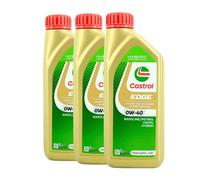 CASTROL Edge 0W-40 Olio Motore, MB 229.31, RENAULT RN 0710, 3x1 Litro