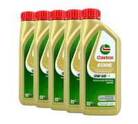 CASTROL Edge 0W-40 R Olio Motore, Renault RN 17RSA, 5x1 Litro