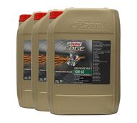 CASTROL Edge 10W-60 Olio Motore PKW W 501 01, 3x20 Litri
