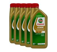 Castrol edge 5W-30 Ll Pkw-Motorenöl BMW Longlife-04 VW 504 00 Acea C3, 5x1 Litro