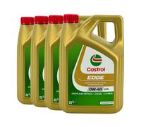 Castrol edge Fluido Titanio 0W-40 A3/B4 Pkw-Motorenöl MB 229.5, RN0700, 4x4 Lt.