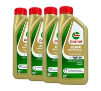 CASTROL Edge V 0W-20 Olio Motore PKW, 4x1 Litro