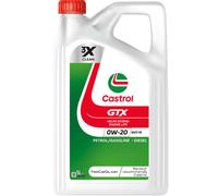Olio motore 0w-20 auto benzina diesel Castrol GTX 0w-20 RN17FE - 3x5lt
