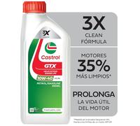 Castrol GTX 10W-40 A3/B4 Olio Motore per auto SemiSintetico, 1L