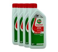CASTROL GTX 15W-40 A3/B3 Pkw-Motorenöl VW 501 01, VW 505 00, 4x1 Litro