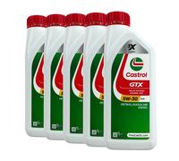 CASTROL GTX 5W-30 A5/B5 Olio Motore, ILSAC GF-4, API SL, ACEA B5, 5x1 Litro