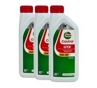 CASTROL GTX 5W-30 C4 Pkw-Motorenöl Renault RN0720, MB 226.51,3x1 Litro