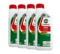 CASTROL GTX 5W-30 RN17 Olio Motore PKW Renault RN17, ACEA C3, 4x1 Litro