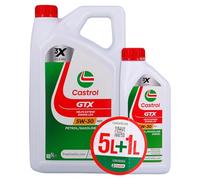 CASTROL GTX Olio motore 5W-30 RN17, pack da 5+1L
