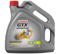 CASTROL GTX ULTRACLEAN 10W40 OLIO MOTORE SINTETICO BENZINA DIESEL A3 B4 | 4 LT