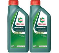 Castrol Magnatec 10W-40 A/B Olio Motore, 1L (Confezione da 2)