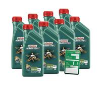 Castrol Magnatec 10w-40 Stop-start Olio Motore Auto Diesel Benzina Kit Promo 8 L