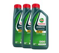 CASTROL Magnatec 5W-30 C2 Olio Motore PKW PSA B71 2290, ACEA C2, 3x1 Litro