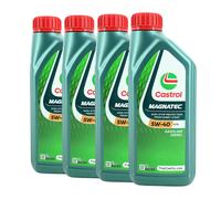 CASTROL Magnatec 5W-40 A3/B4 Olio Motore, RENAULT RN 0710, VW 502 00, 4x1 Litro
