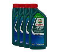 CASTROL Magnatec Hybrid 0W-20 Pkw-Motorenöl Ilsac GF-6, Api Sp, 4x1 Litro