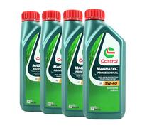 CASTROL Magnatec Professionale A3 5W-40 Olio, MB 229.5, VW 505 00, 4x1 Litro