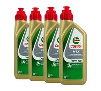 CASTROL MTX Olio Getriebi Full Sintetico 75W-140 API GL-5, 4x1 L