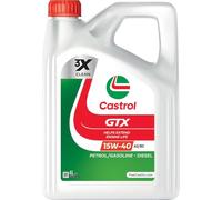 Castrol Olio LUBRIFICANTE Sintetico Motore Auto GTX 15W-40 A3/B3 4L