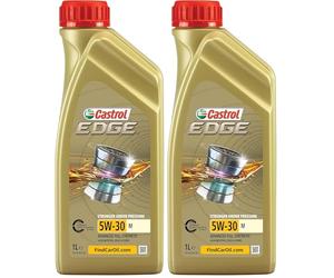 CASTROL Olio motore EDGE 5W-30 Olio sintetico Olio 1 L (Confezione da 2)