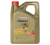 CASTROL Power 1 4T 15W-50 2-Rad Olio Motore Api Sn, Jaso MA2, 2x4 Litro