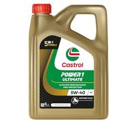 CASTROL Power 1 Ultimate 4T 5W-40 Olio Per Moto API SN, JASO MA2, 2x4 Litri