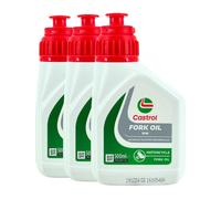 CASTROL Olio Per Forche 10W, Minerale, On E Offroad, 3x500 Ml