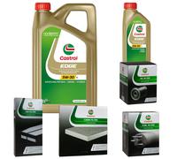 CASTROL Pacchetto Di Ispezione 6 L EDGE Titanium 5W-30 LL Per VW New Beetle 2.5