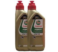 CASTROL OLIO MOTORE LUBRIFICANTE POWER 1 4T 20W-50 1L