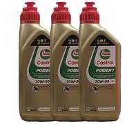 Castrol Power 1 20W-50 4T API SN JASO MA-2 3X1 Litro Olio Motore