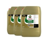 CASTROL Power 1 4T 10W-40 2-Rad Olio Motore Api Sn, Jaso MA2, 3x20 Litro