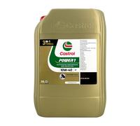 CASTROL Power 1 4T 10W-40 2-Rad Olio Motore Api Sn, Jaso MA2, 20 Litro