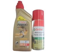 CASTROL POWER 1 4T 15W-50 PIAGGIO 1 LITRO OLIO MOTORE + SPRAY CASTROL