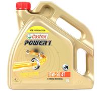 CASTROL Power 1 4T Moto Olio motore 15W-50 Olio minerale Olio 4L