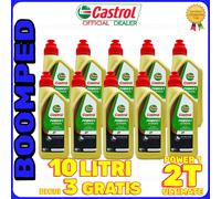 CASTROL POWER 1 RACING 2T ULTIMATE 10 LITRI OLIO SINTETICO MOTO MISCELA 10CS03