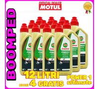 CASTROL POWER 1 RACING 2T ULTIMATE 12 LITRI OLIO SINTETICO MOTO MISCELA 12CS03