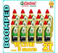 CASTROL POWER 1 RACING 2T ULTIMATE 15 LITRI OLIO SINTETICO MOTO MISCELA 15CS03