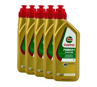 CASTROL Power 1 Scooter 2T 2-Rad Olio Motore ISO-L-EGD Jaso Fd, 5x1 Litro