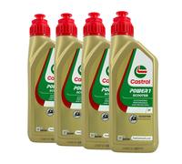 CASTROL Power 1 Scooter 2T 2-Ruote Olio Motore ISO-L-EGD JASO FD, 4x1 Litro