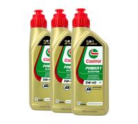 CASTROL Power 1 Scooter 4T 5W-40 2-Ruote Olio Motore API SL, JASO MB, 3x1 Litro