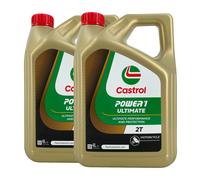 CASTROL Power 1 Ultimate 2T 2-Rad Olio ISO-L-EGD, Jaso Fd, Api TC, 2x4 Litro