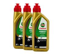 CASTROL Power 1 Ultimate 2T 2-Rad Olio ISO-L-EGD, Jaso Fd, Api TC, 3x1 Litro